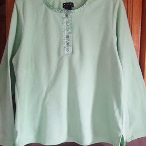 AXCESS   ALIZ CLAIBORNE  COMPANY WOMENS SWEATSHIRT SIZE  L